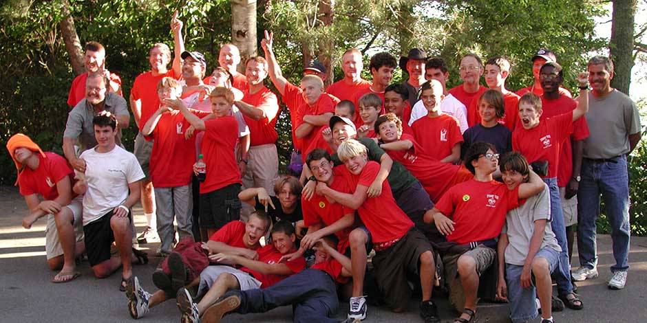 Boy Scout Troop camping